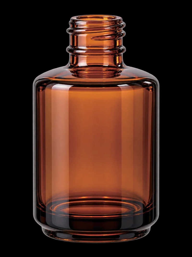 Light-proof amber glass
